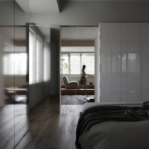 现代公寓客餐厅写实3d模型-刷子库