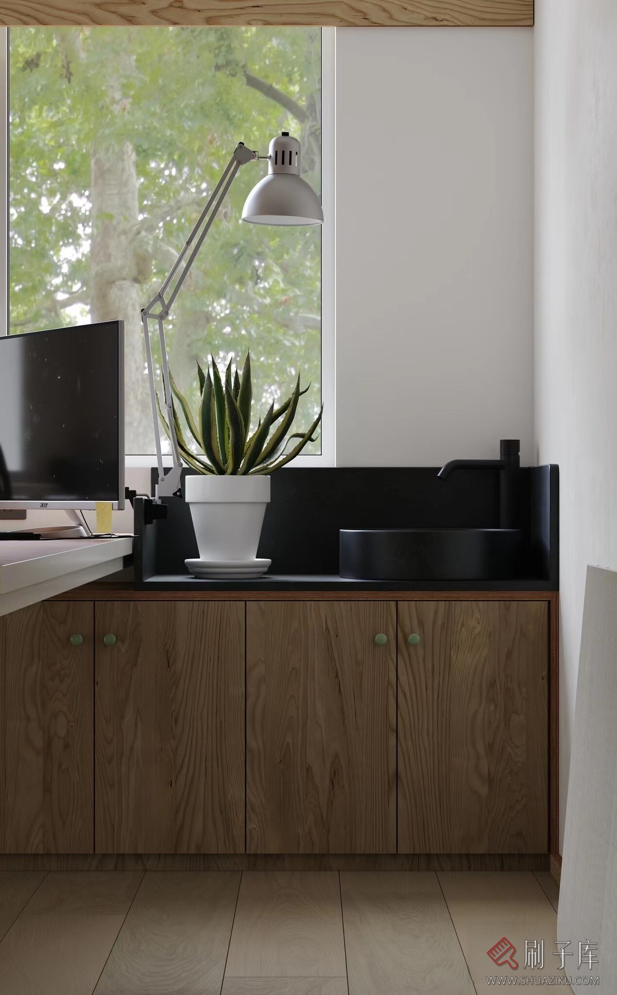 图片[2]-现代工作室3d写实模型-刷子库