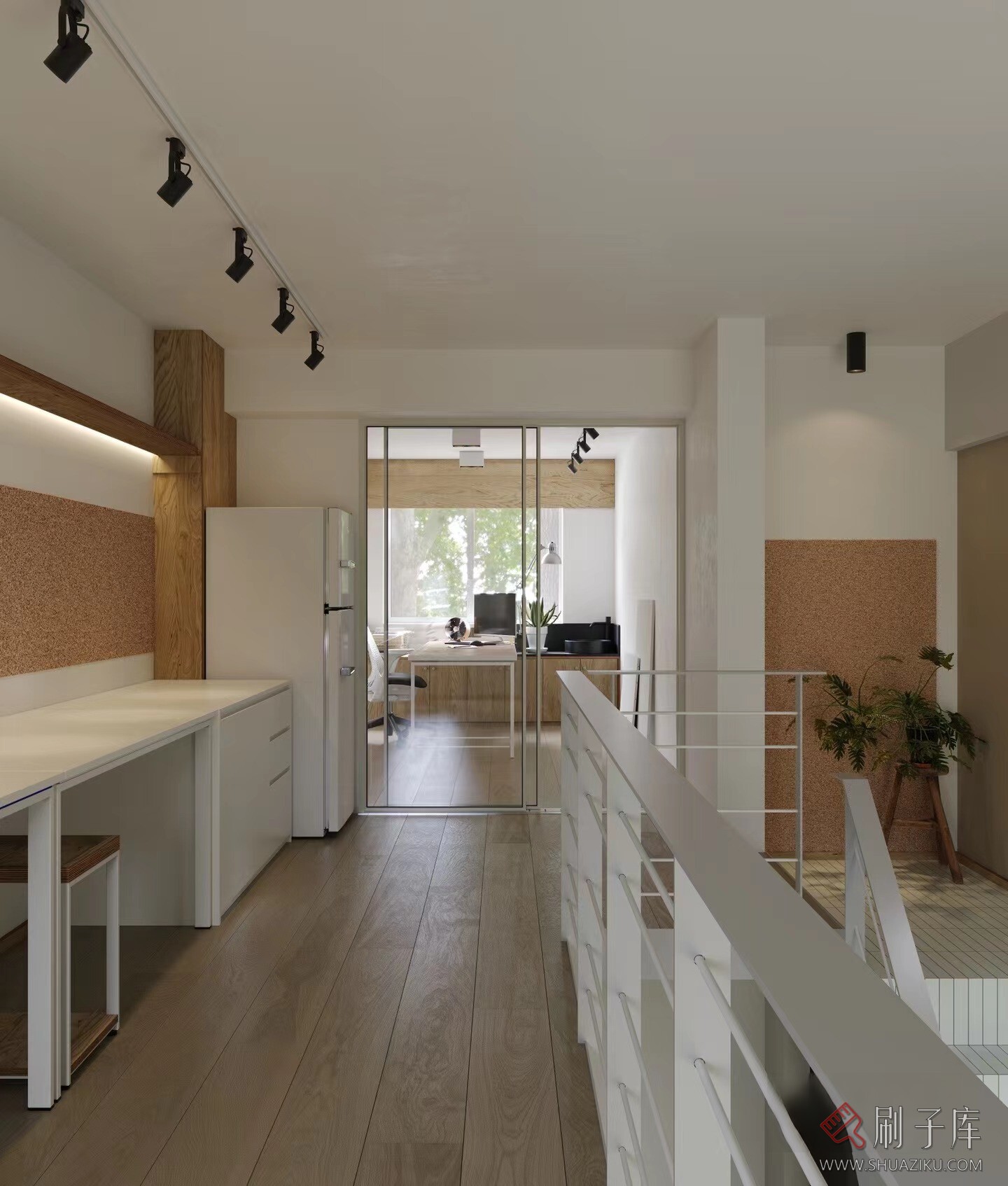 图片[5]-现代工作室3d写实模型-刷子库