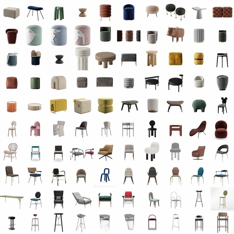 图片[3]-1881张家装空间软装白底单体高清图集-刷子库