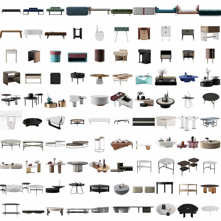 图片[11]-1881张家装空间软装白底单体高清图集-刷子库