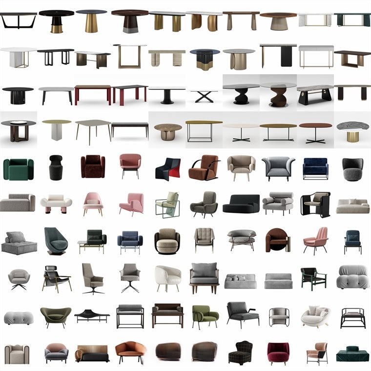 图片[18]-1881张家装空间软装白底单体高清图集-刷子库