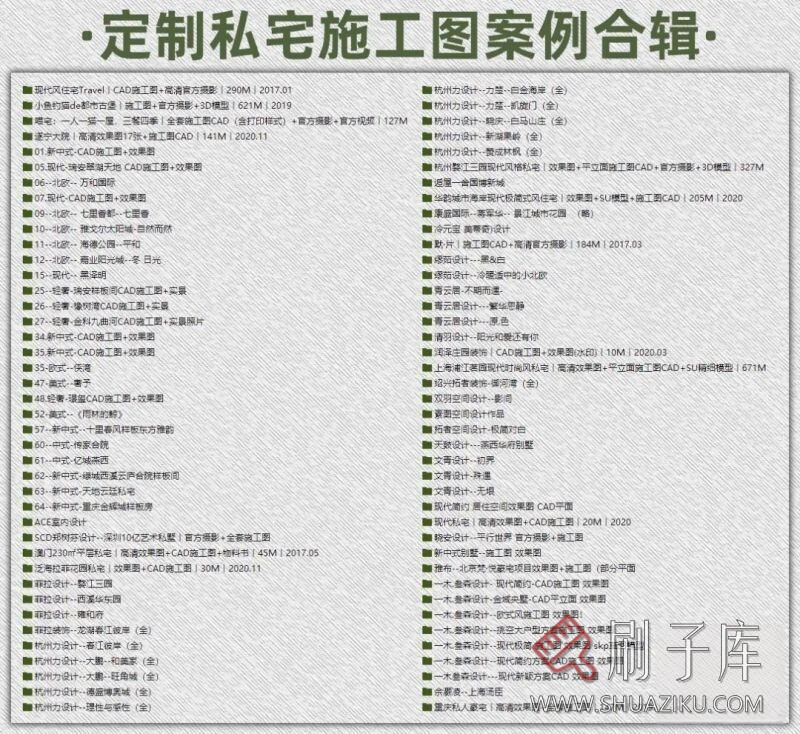 图片[4]-2023年顶级设计公司《家装空间施工图案例合辑》-刷子库