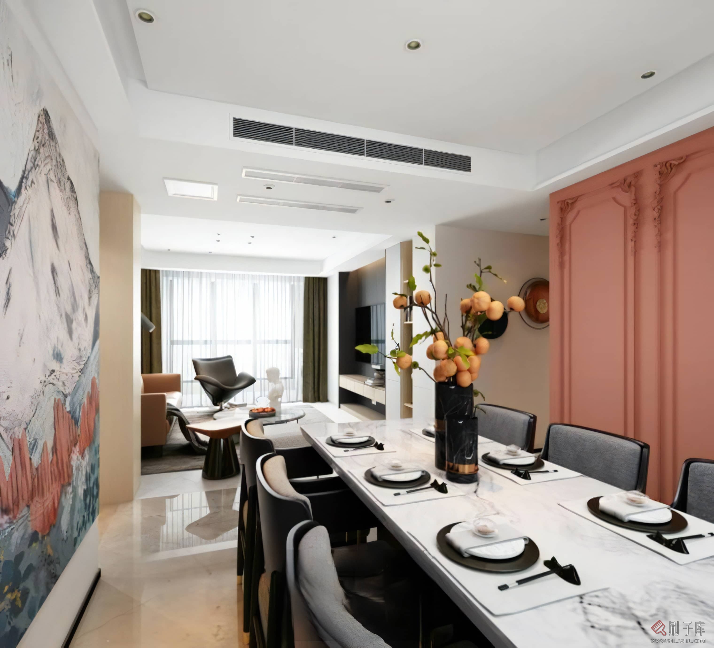 图片[4]-混搭风格住宅空间设计案例高清图集-刷子库