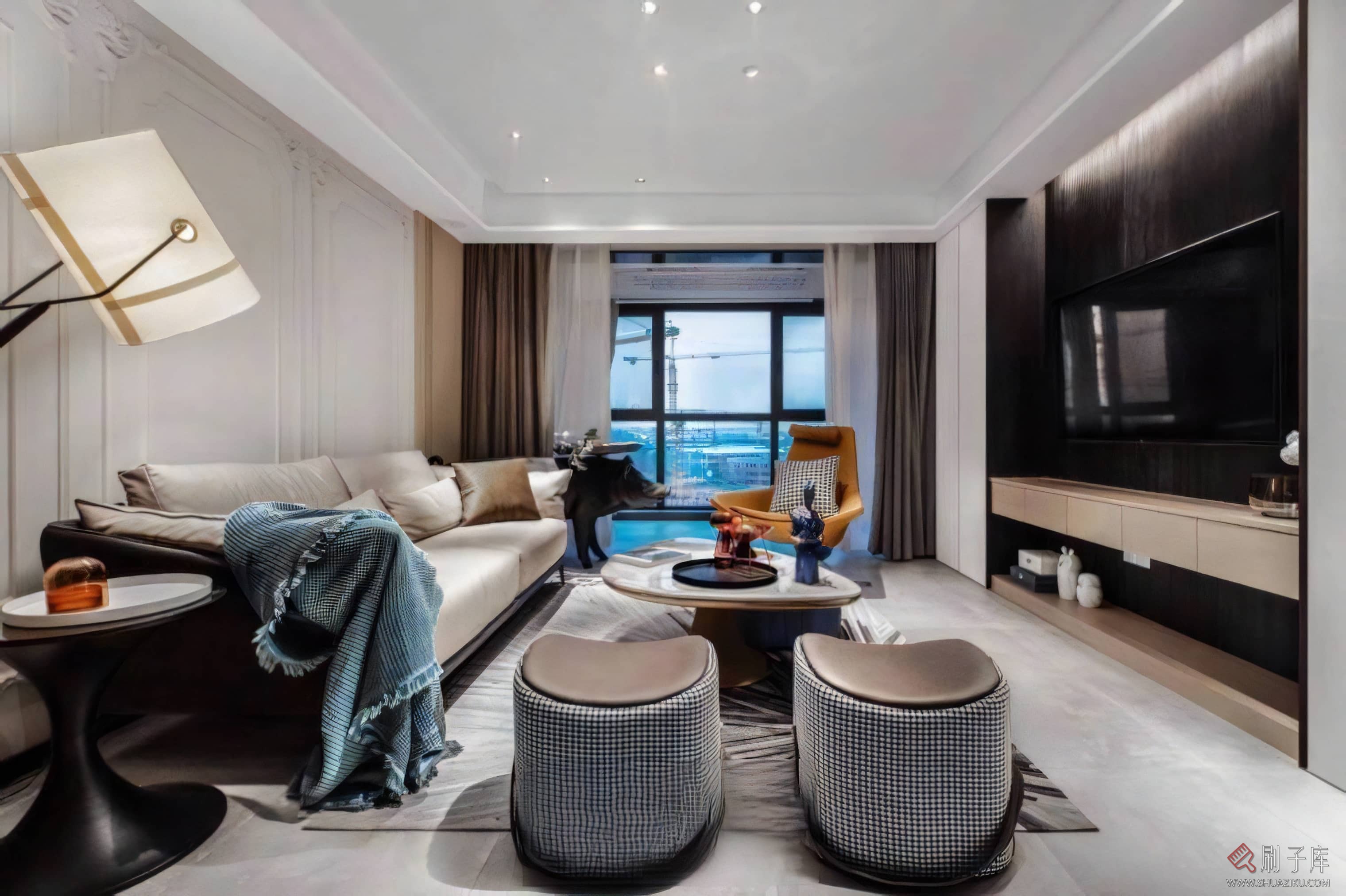 图片[7]-混搭风格住宅空间设计案例高清图集-刷子库