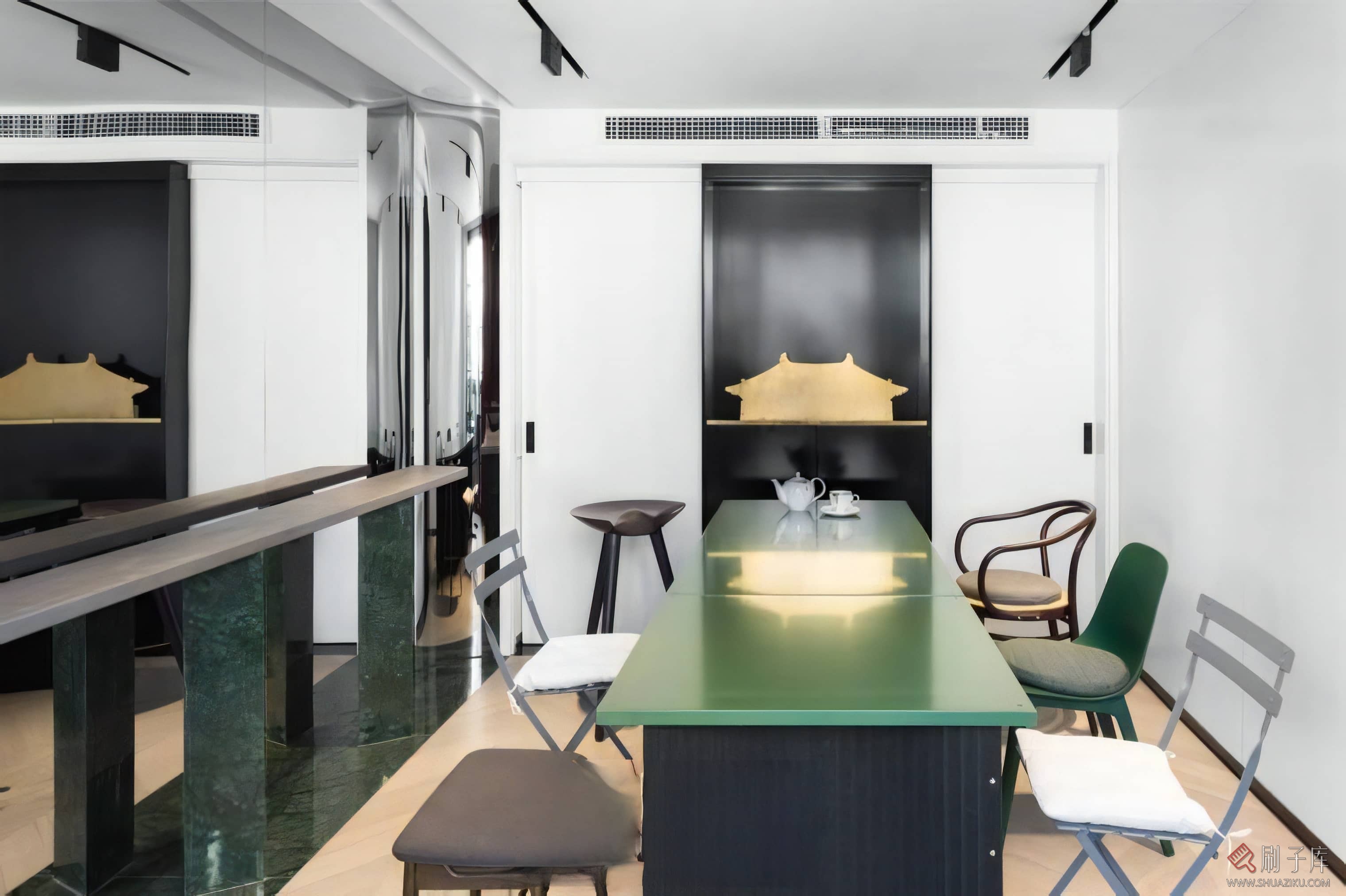 图片[8]-混搭风格住宅空间设计案例高清图集-刷子库