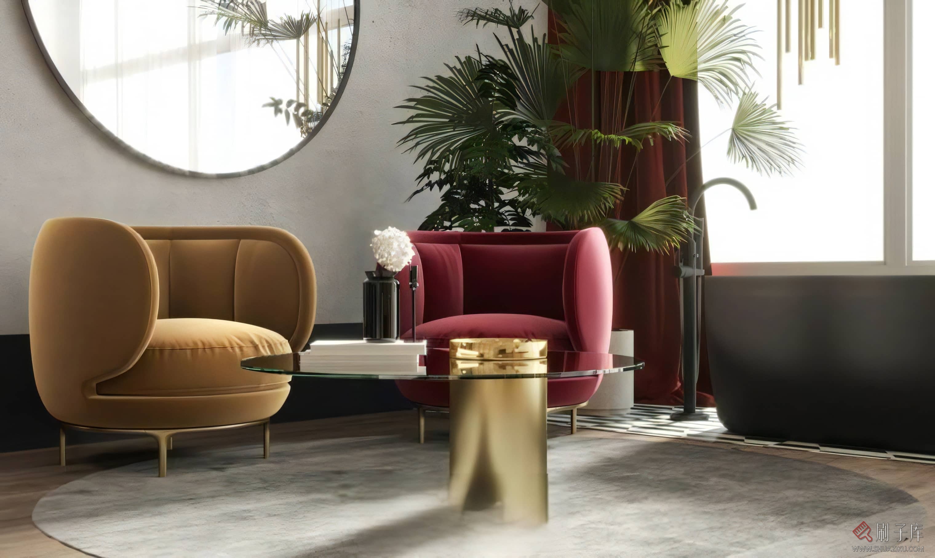 图片[17]-混搭风格住宅空间设计案例高清图集-刷子库