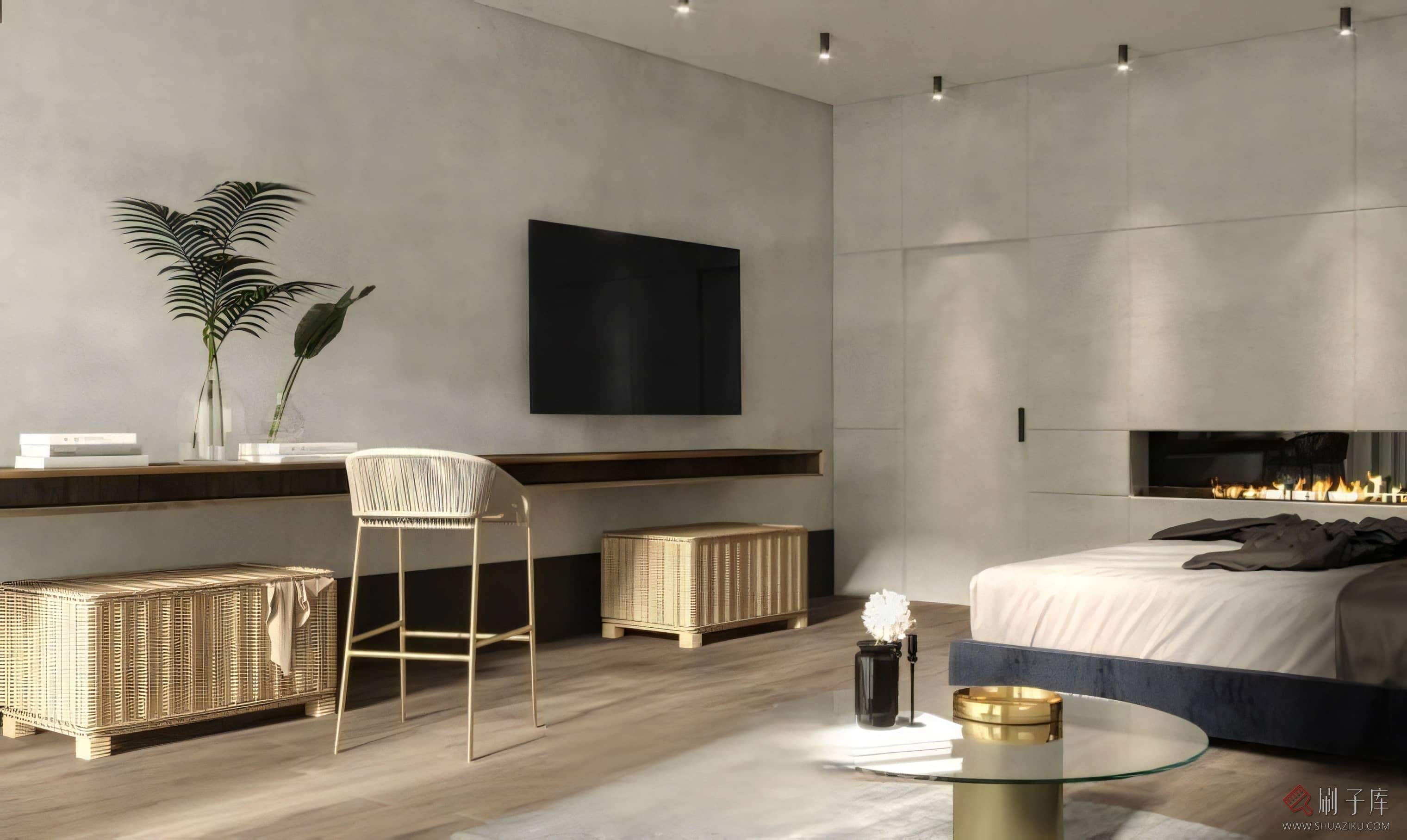 图片[19]-混搭风格住宅空间设计案例高清图集-刷子库