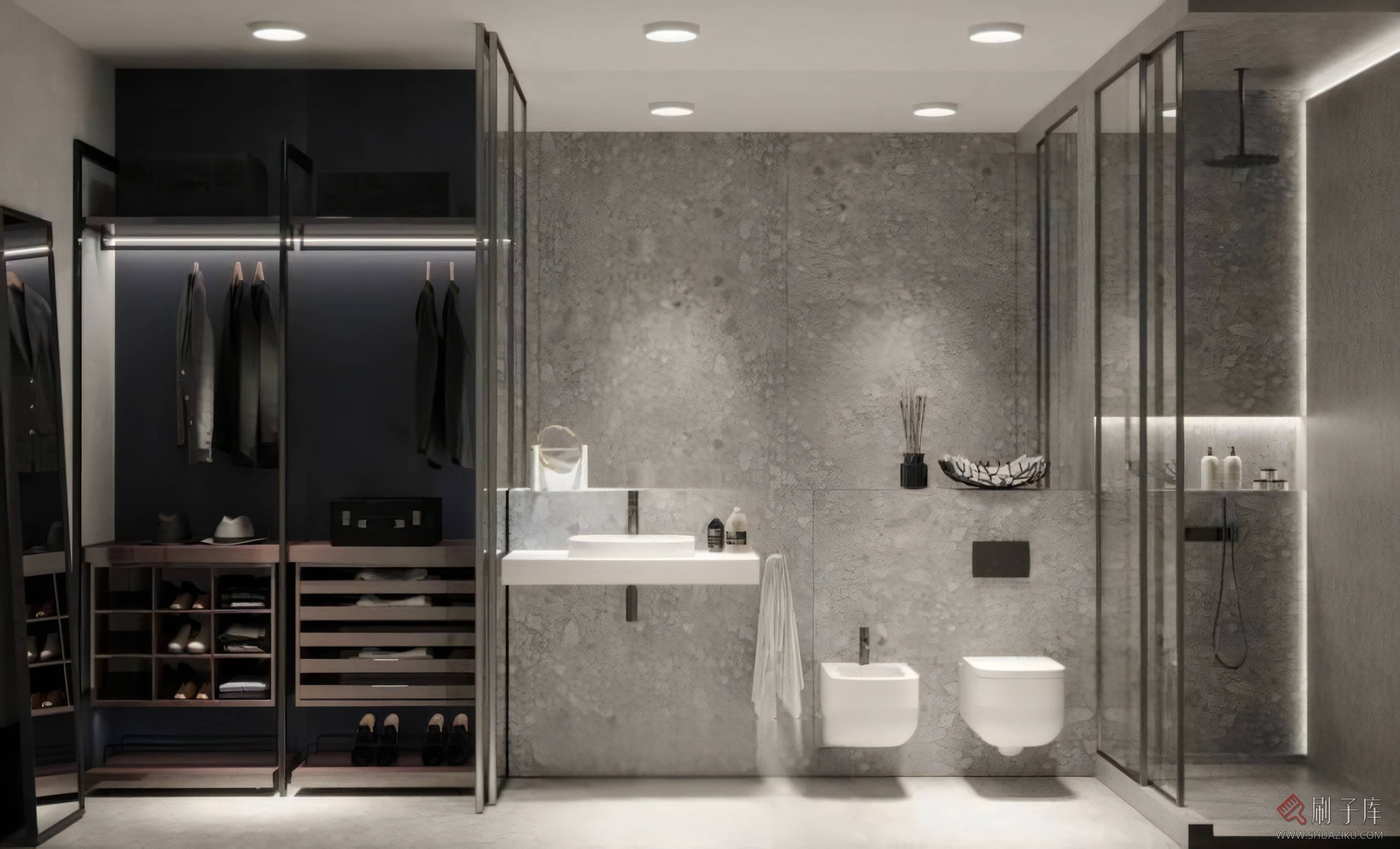 图片[20]-混搭风格住宅空间设计案例高清图集-刷子库