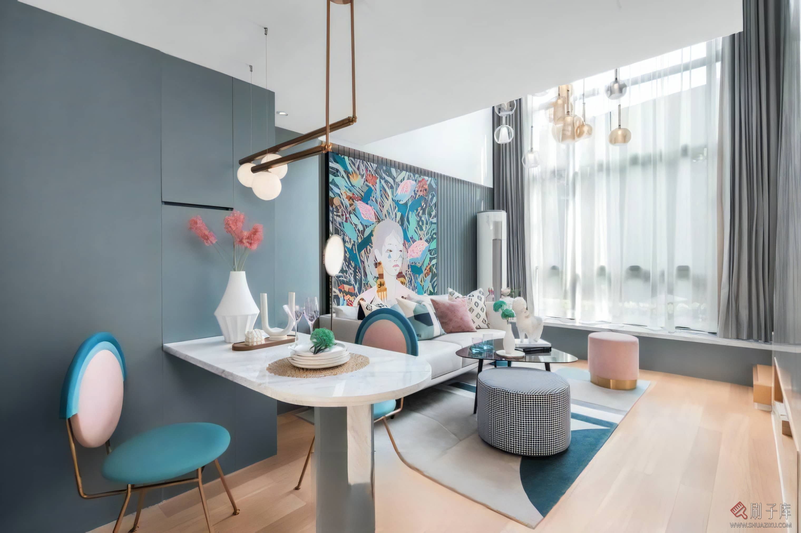 图片[34]-混搭风格住宅空间设计案例高清图集-刷子库