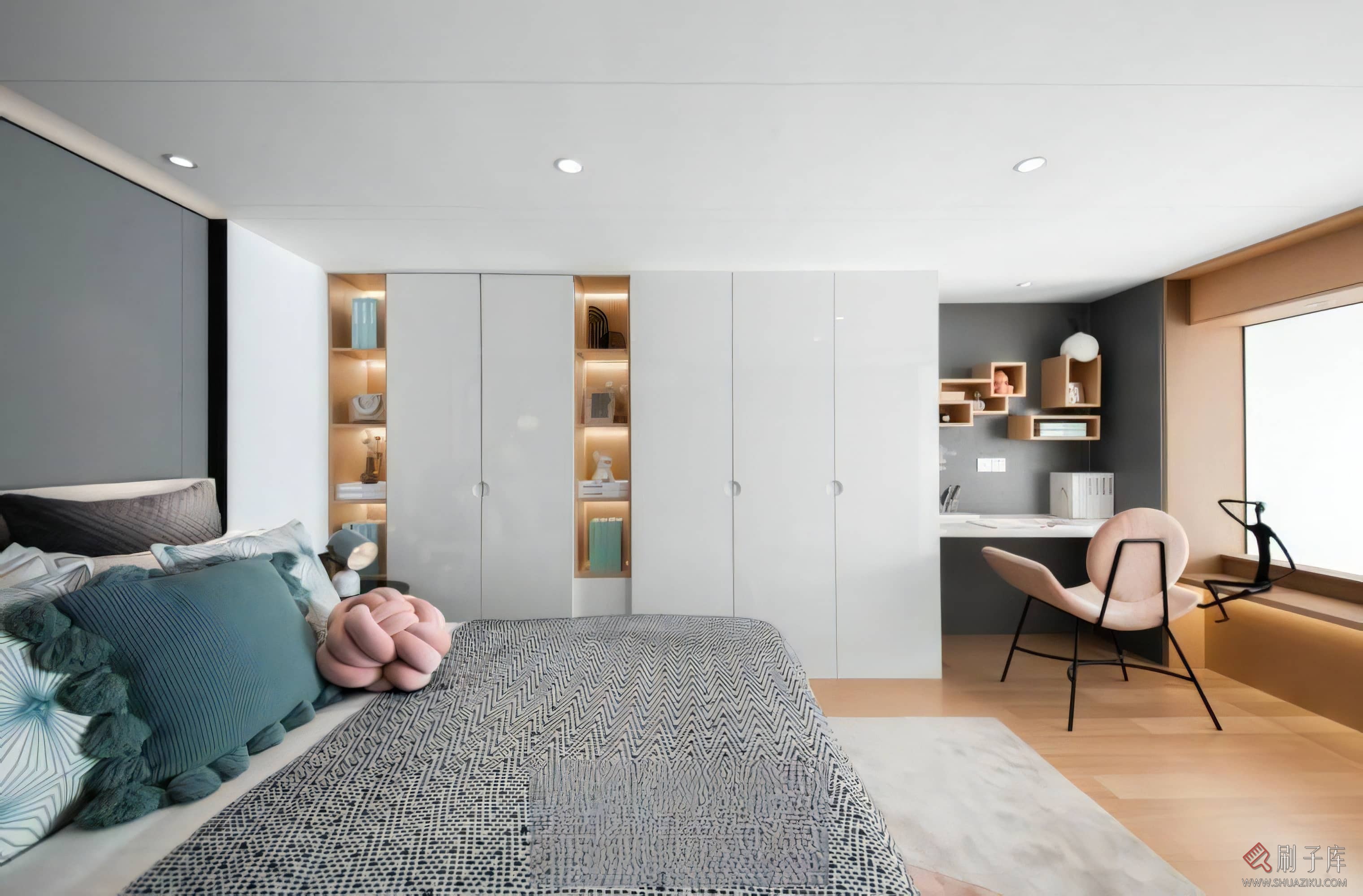 图片[38]-混搭风格住宅空间设计案例高清图集-刷子库