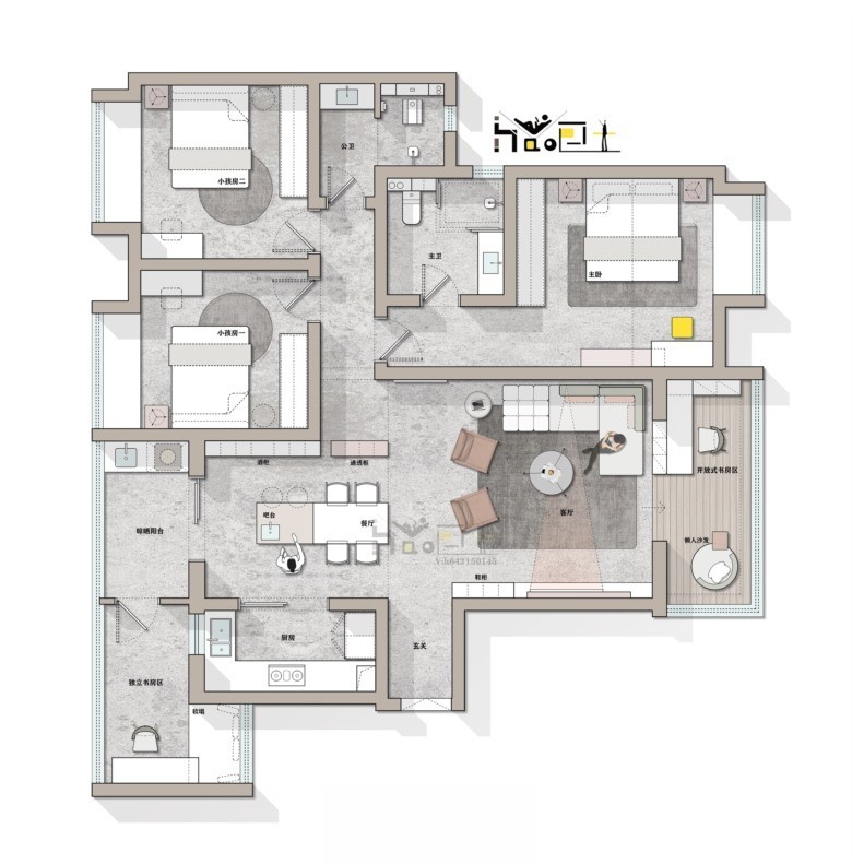 图片[9]-2023中小户型精选户型优化方案丨CAD源文件+PSD源文件+JPG图片-刷子库