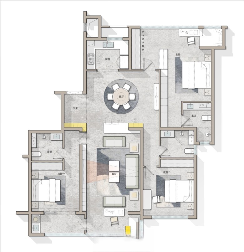 图片[21]-2023中小户型精选户型优化方案丨CAD源文件+PSD源文件+JPG图片-刷子库
