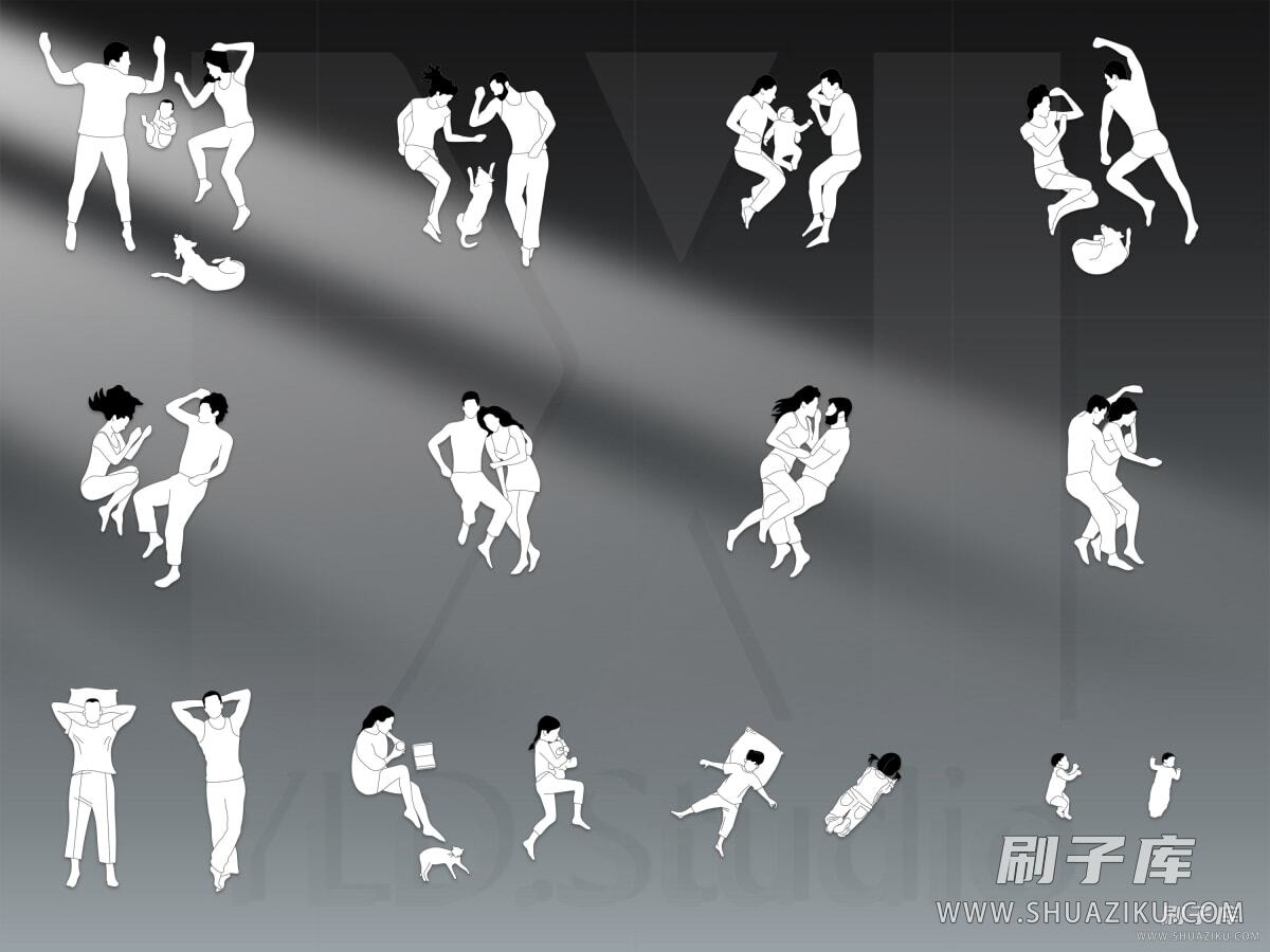 图片[3]-600多款精品高质量人物CAD图库-刷子库