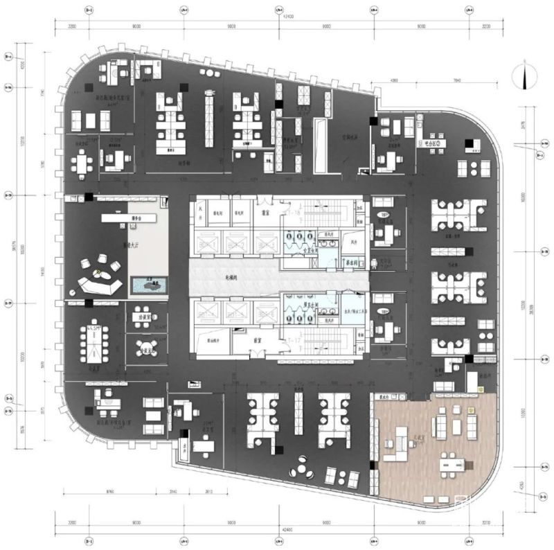 工装空间平面布局方案合辑-16 工装空间平面布局方案合辑-16
