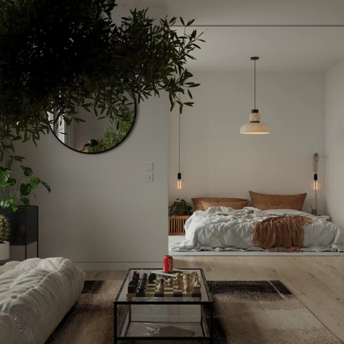 单身公寓3D模型-刷子库