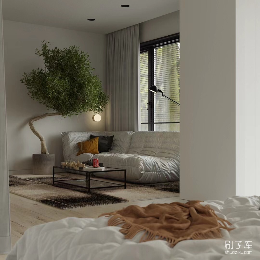 图片[2]-单身公寓3D模型-刷子库