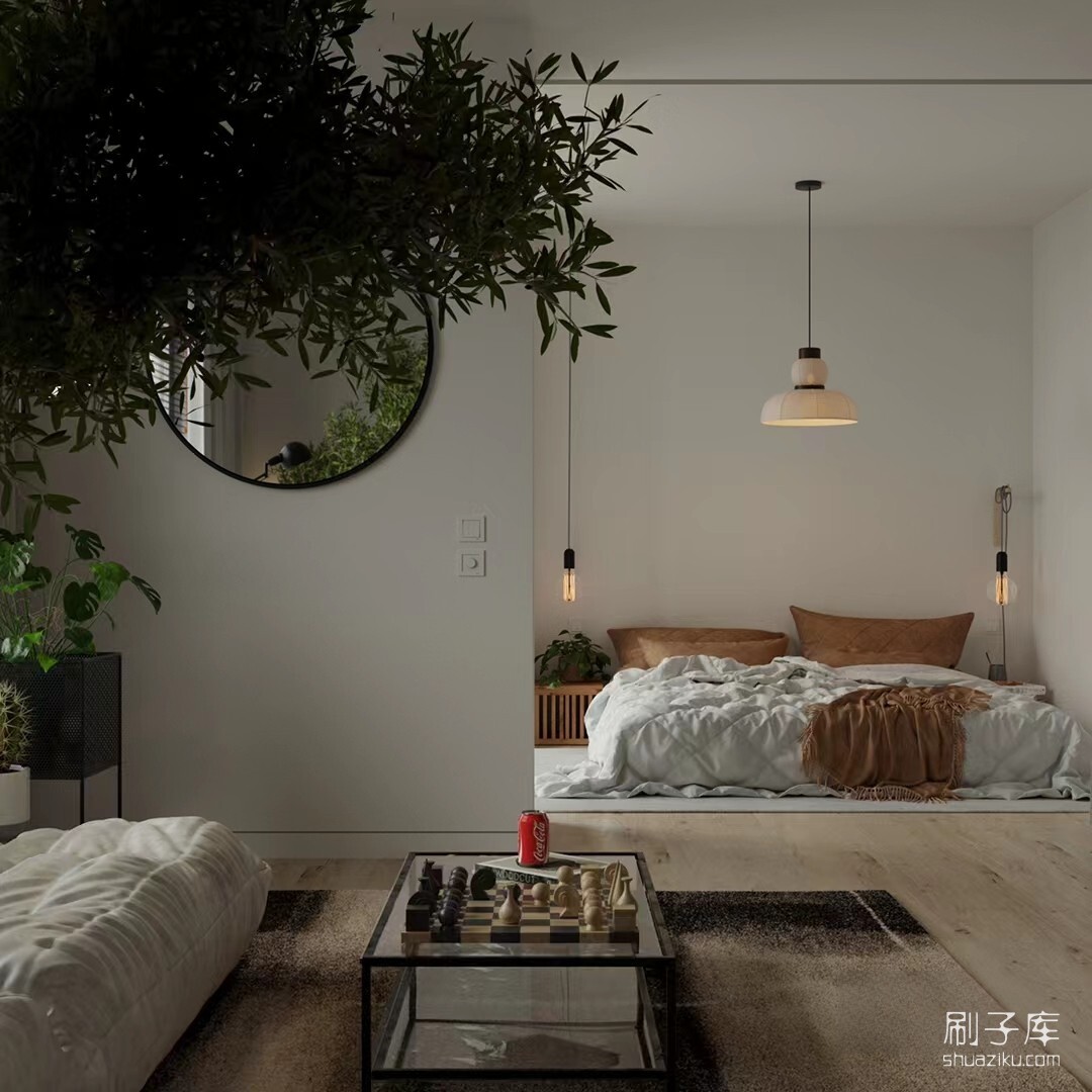 图片[3]-单身公寓3D模型-刷子库