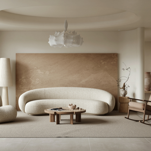 侘寂风客厅3d模型-刷子库