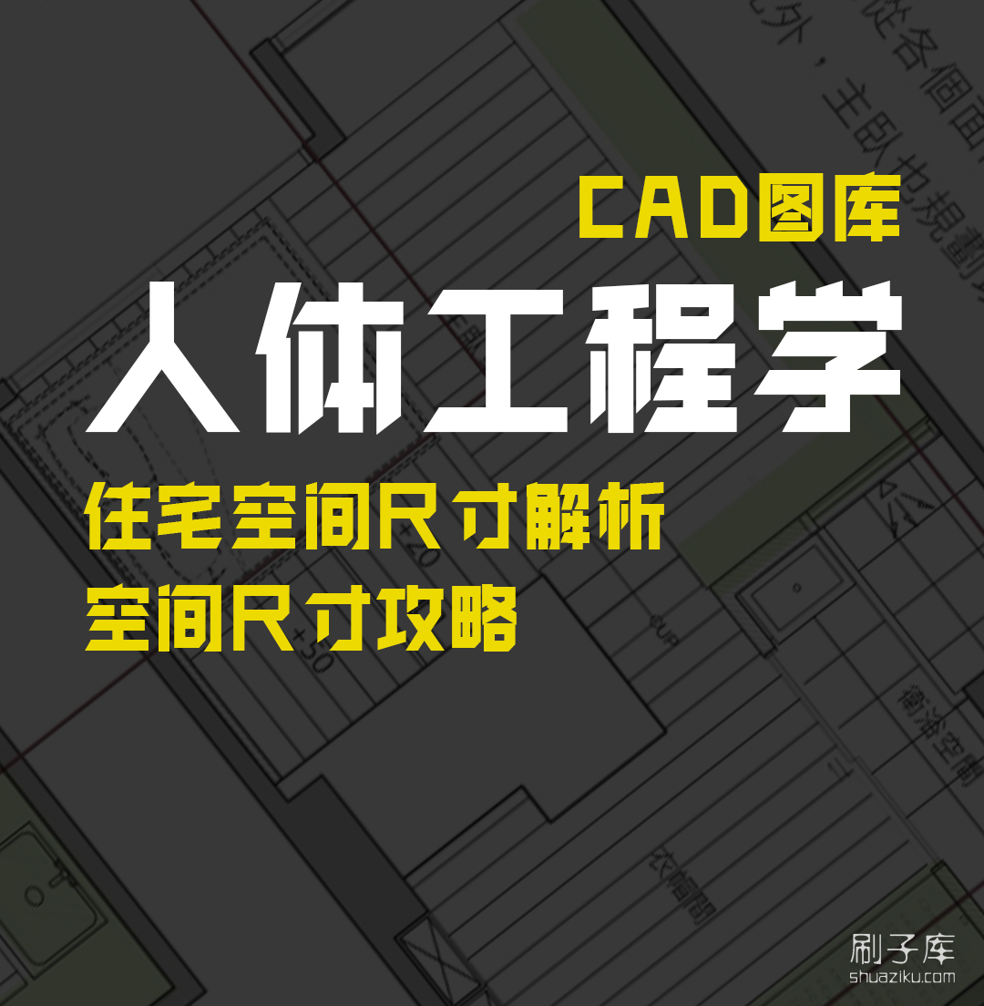 人体工程学CAD图纸图库-刷子库