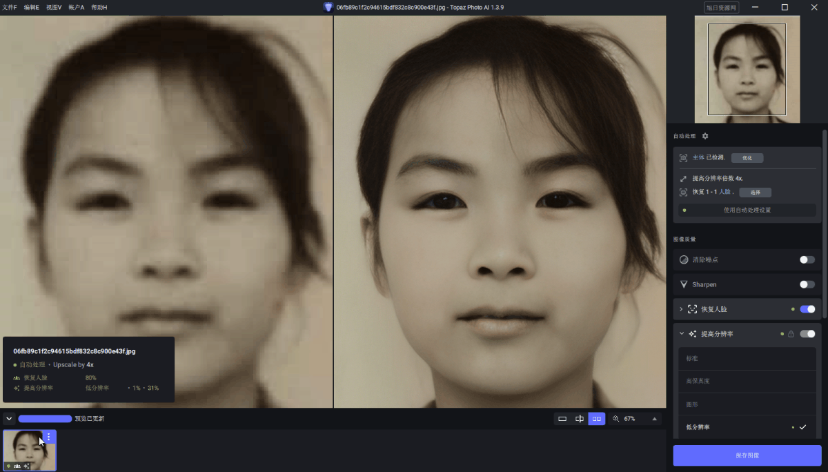 智能无损放大降噪锐化Topaz Photo AI 1.39汉化版-2