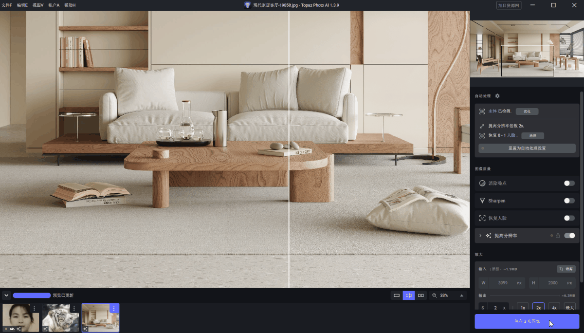 智能无损放大降噪锐化Topaz Photo AI 1.39汉化版-3