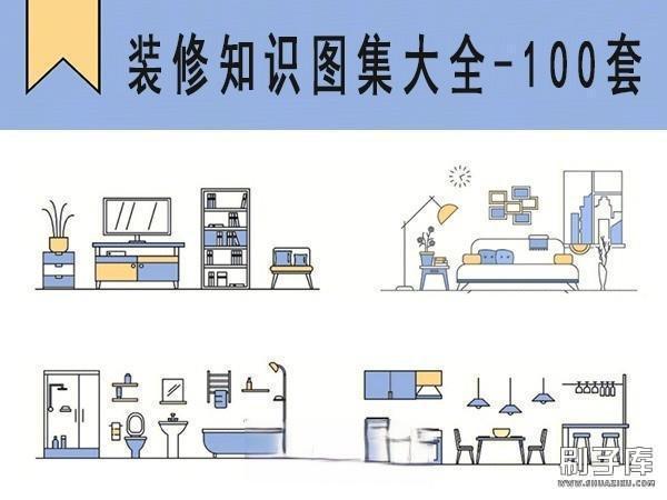 装修知识大全100套装修闭坑指南图集（可用于朋友圈，自媒体推广）-刷子库