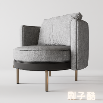 图片[3]-D5单人沙发模型20个-刷子库
