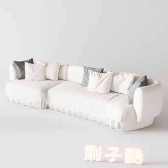 图片[10]-D5多人沙发模型20个-刷子库