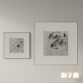 图片[11]-D5挂画模型22个-刷子库