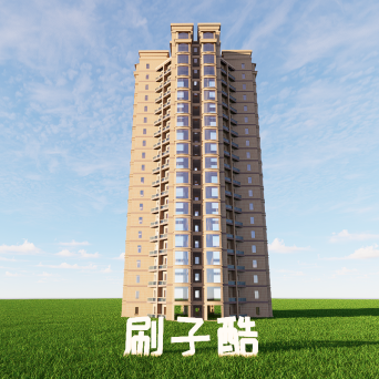 图片[1]-D5建筑楼房配楼模型27个-刷子库