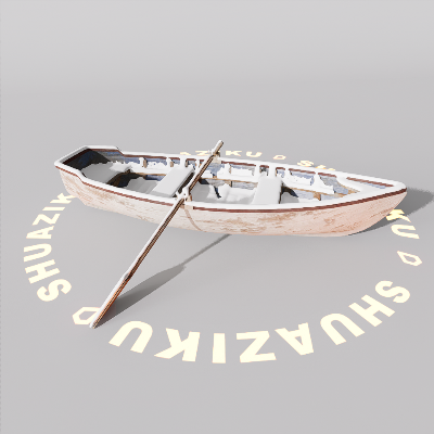 D5动态木船模型-刷子库