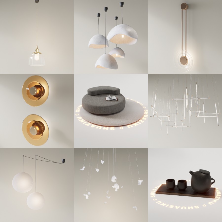 D5模型合集16个-刷子库