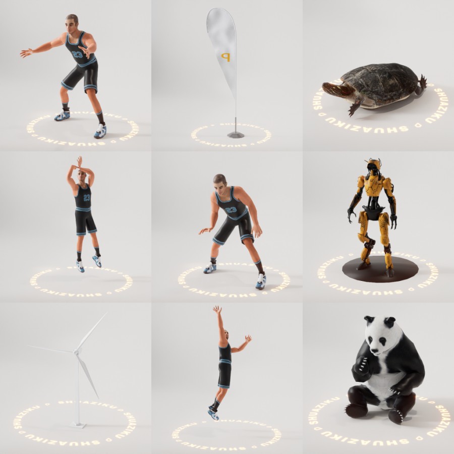 D5动态模型20个-刷子库