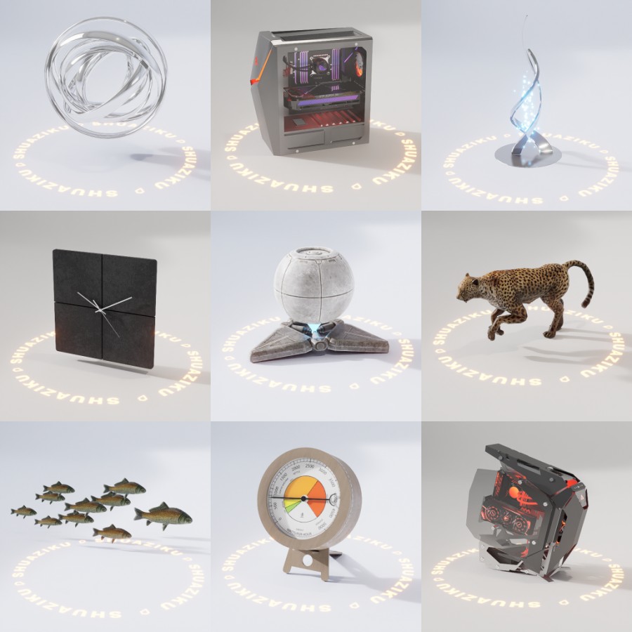 D5动态模型20个-刷子库