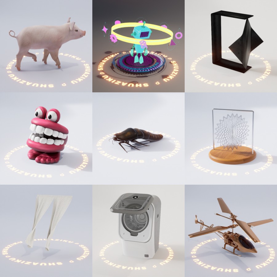 D5动态模型20个-刷子库