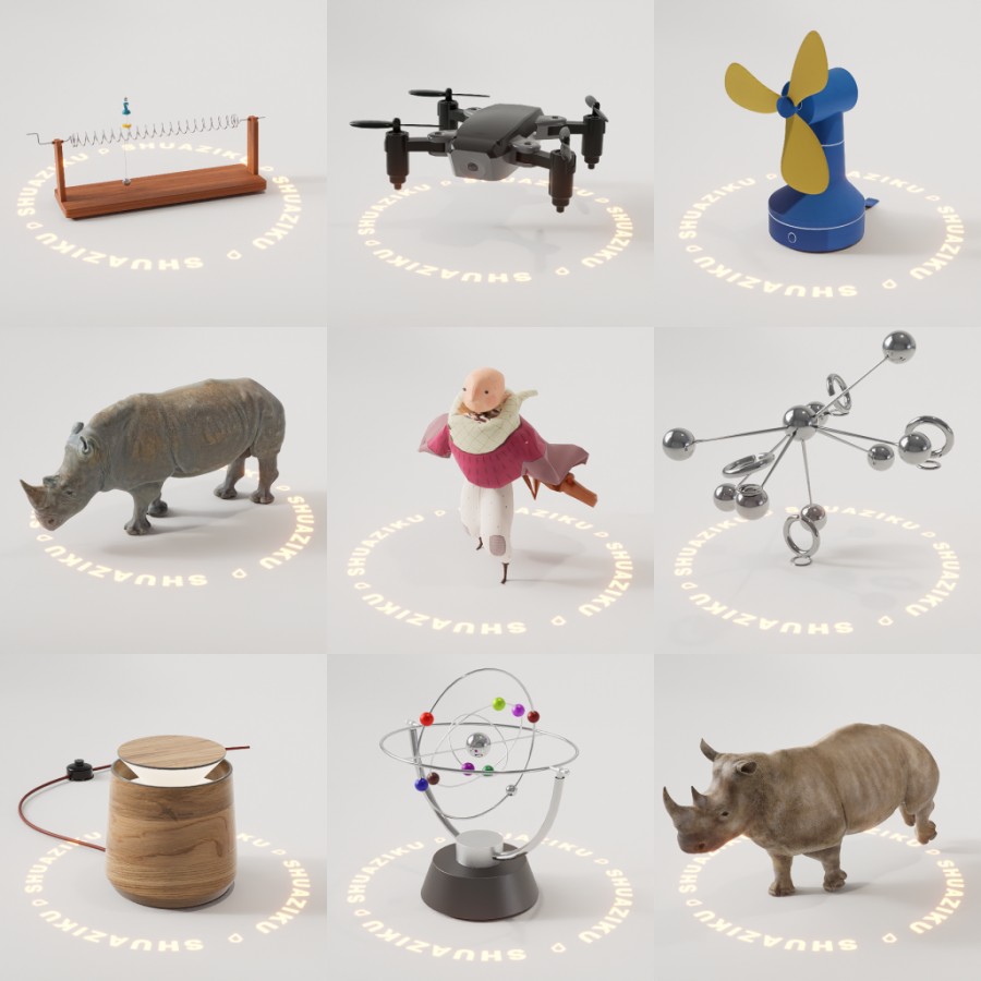 D5动态模型20个-刷子库