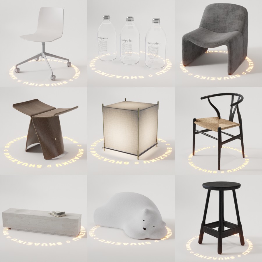 D5模型合集20个-刷子库