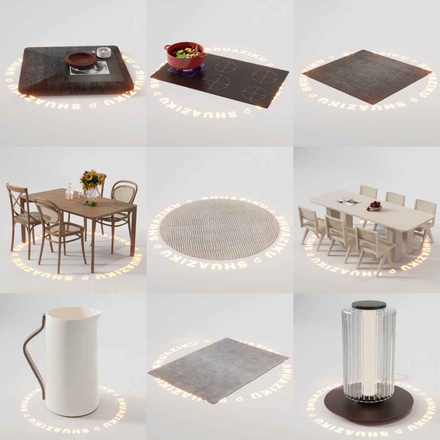 D5模型合集20个-刷子库