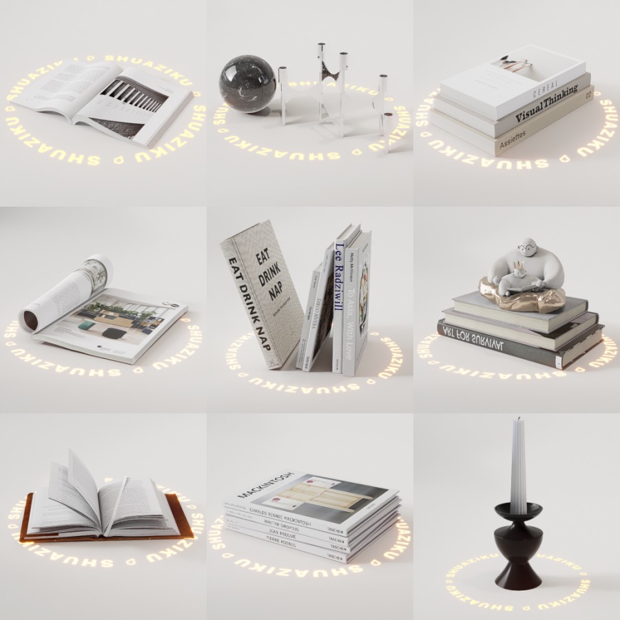 D5模型合集20个-刷子库