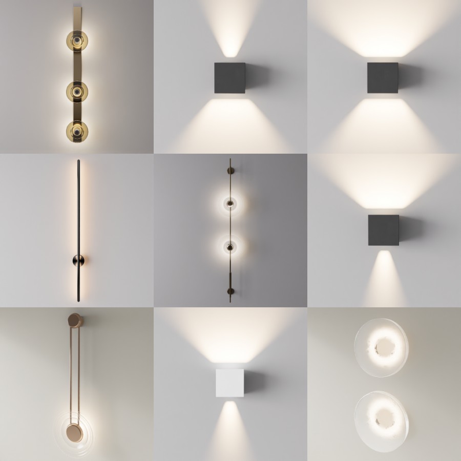 D5壁灯模型15个-刷子库