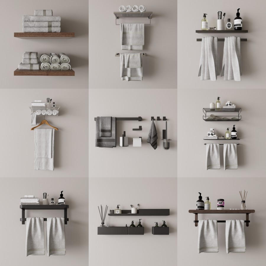 D5卫浴用品9个-刷子库