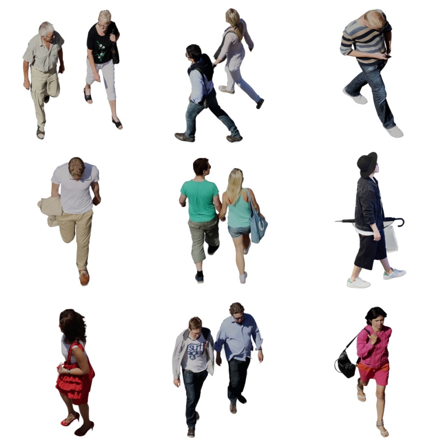 D5渲染器2D鸟瞰人物模型21个-刷子库