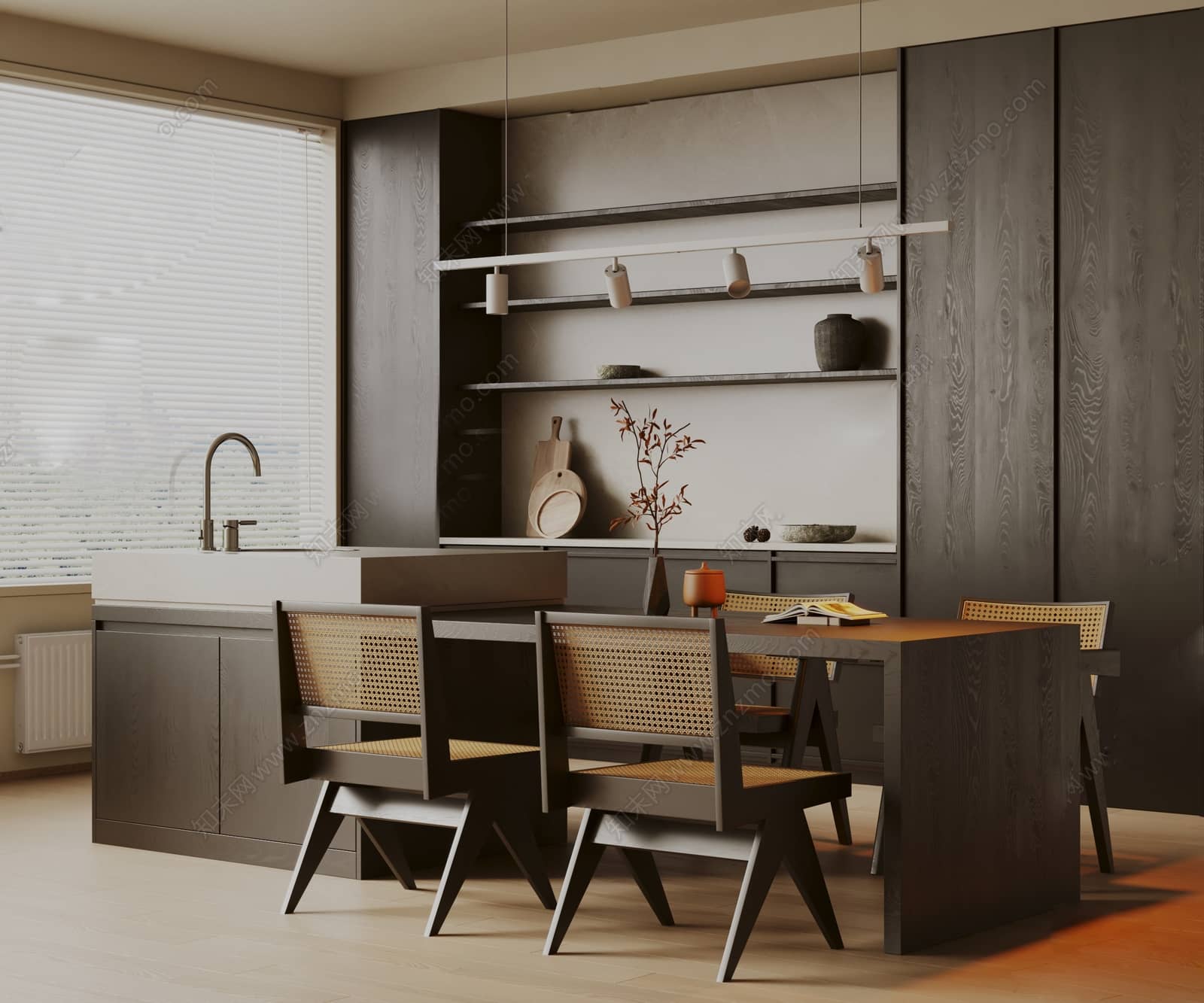 140个家装室内外SU模场景合集+无水印效果图-刷子库