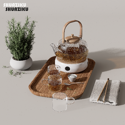 图片[7]-D5渲染器茶具模型10款-刷子库